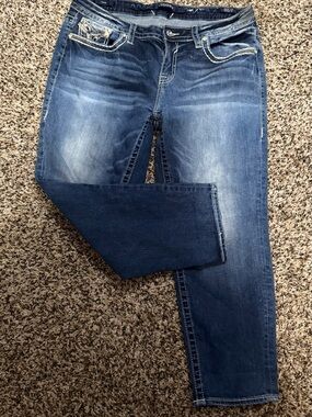 Vigoss Women’s Dark Blue Skinny Jeans with Subtle Fade